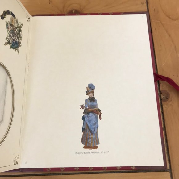 Victoriana Photograph Album Die-Cut Pages Floral Motif 1997 Whitecap R Frederick - Picture 5 of 6